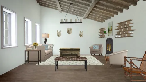 Estilo rustico chic
