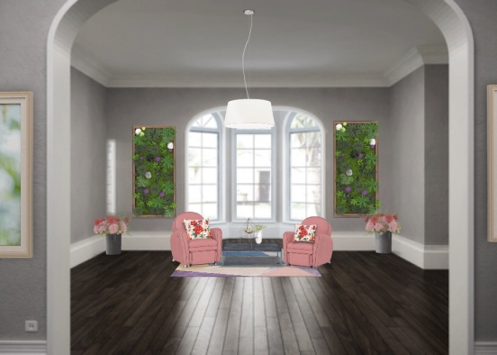 hang out room Design Rendering