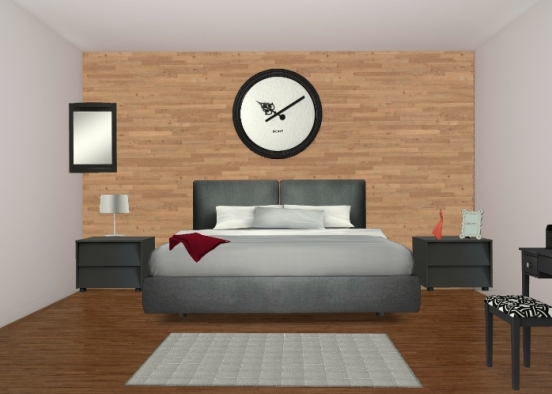 Mixed room color Design Rendering