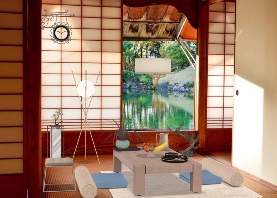 Traditional Japanese style  Design Rendering