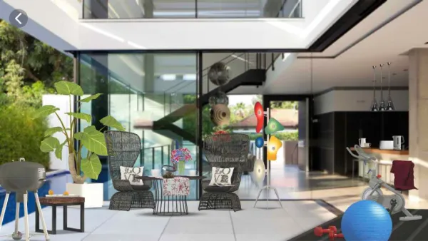 Professional interior design created with Homestyler 3D design software