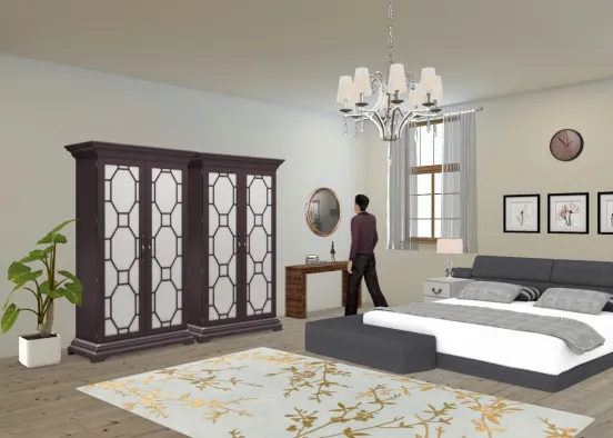 bedroom Design Rendering