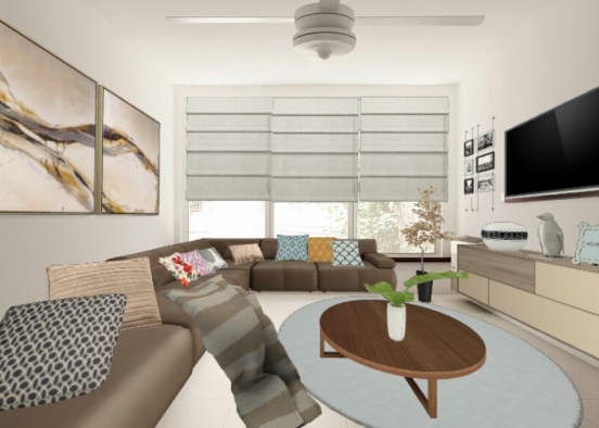 Projeto de sala de estar || Design Rendering