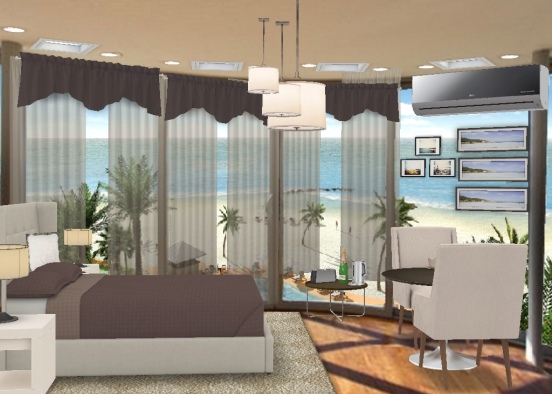 My dream vacation bed room no.2 Design Rendering