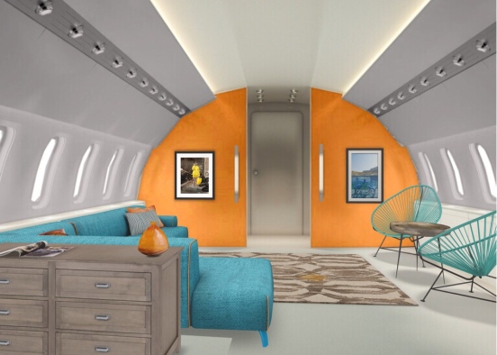 Luxury Jet  Design Rendering