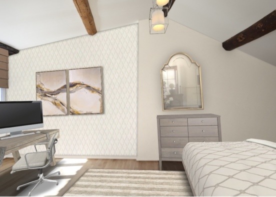 Dormitorio Matrimonio Design Rendering
