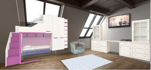 Kid attic room