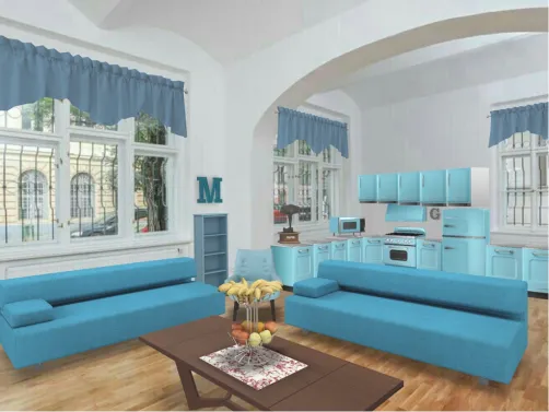 Retro Kitchen 