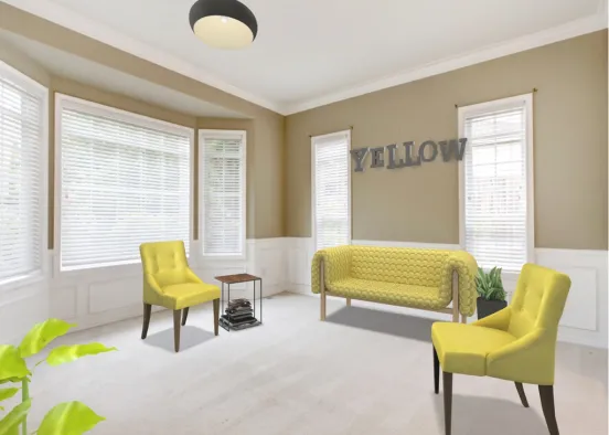 The yellow room Design Rendering