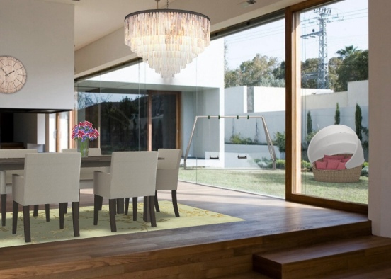 🎀Dining Room with a view 🎀 Design Rendering