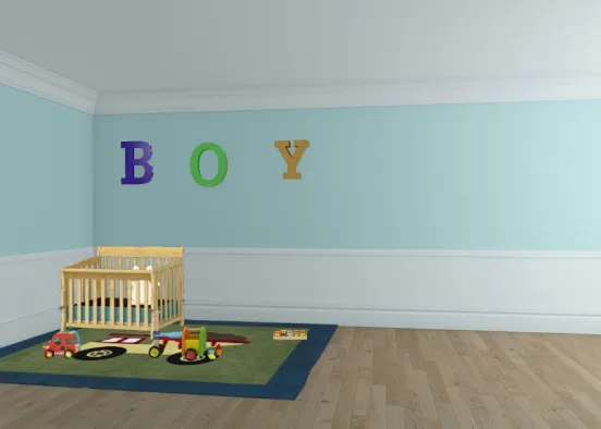 Boy room (baby) Design Rendering