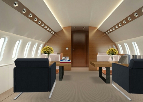 Avion de luxe Design Rendering