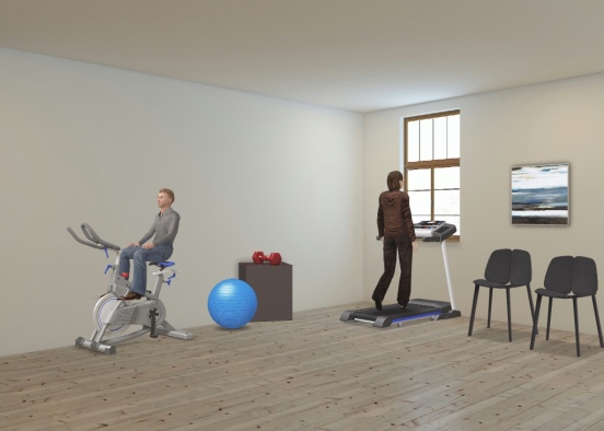 Work out time Design Rendering