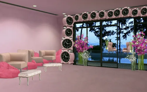Pink orchard time machine