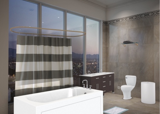 dream bathroom  Design Rendering
