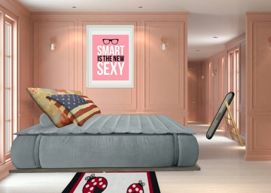 Dormitorio para mujer Design Rendering