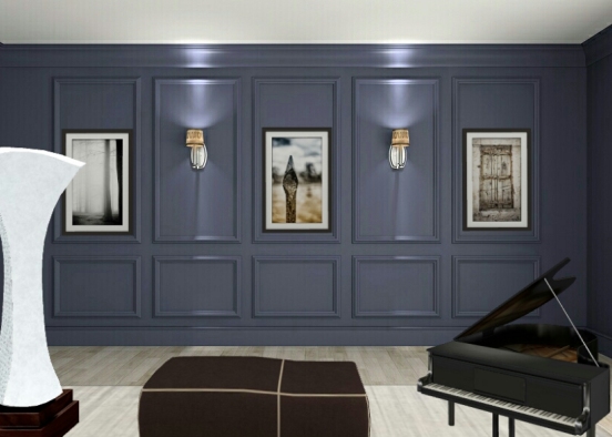 music room Design Rendering
