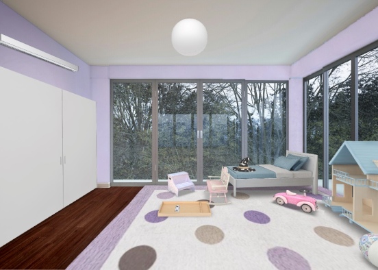 Childs bedroom Design Rendering