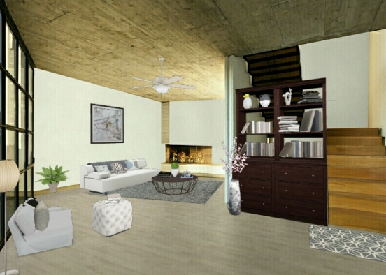 #Sala de estar Design Rendering