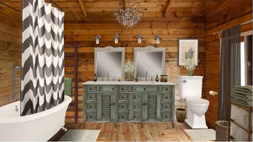 Rustic bathroom 