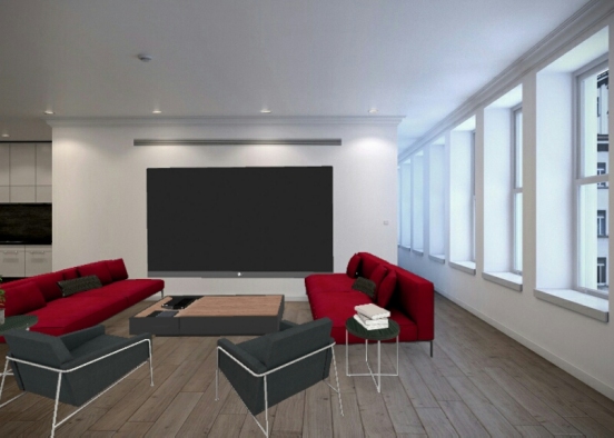 Rich living room Design Rendering