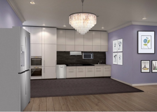 The Shiny Kitchen  Design Rendering