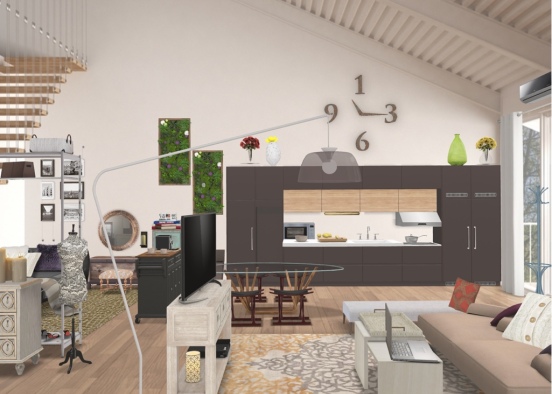 Loft-estudio_Terraza Design Rendering
