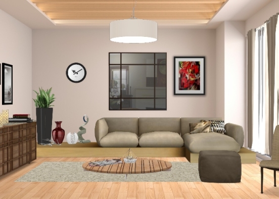 our living room Design Rendering