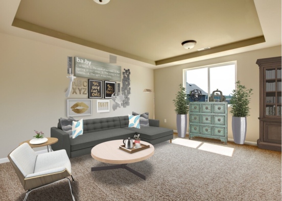 living room 👍  Design Rendering