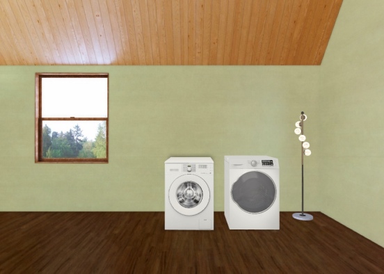 laundry room Design Rendering