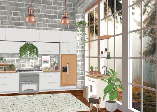 minimalistic rustic plants 🌱 Design Rendering