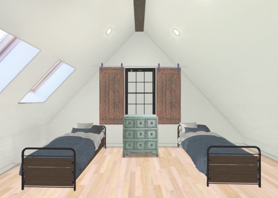 loft over kitchen Design Rendering