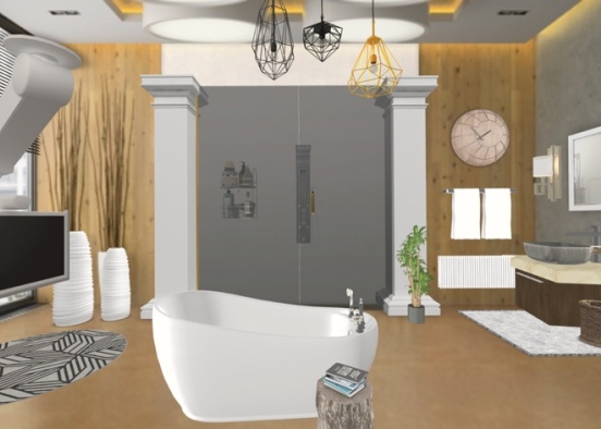 cool bathroom.          comment what you think about it! Design Rendering