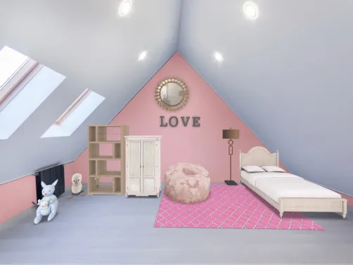 Pink bed Room