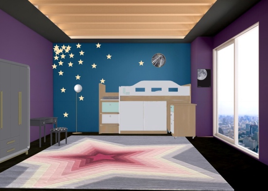 Galaxy Room Design Rendering