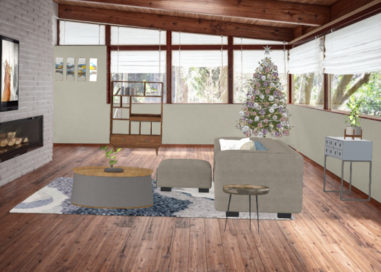 Christmas in a cabin Design Rendering