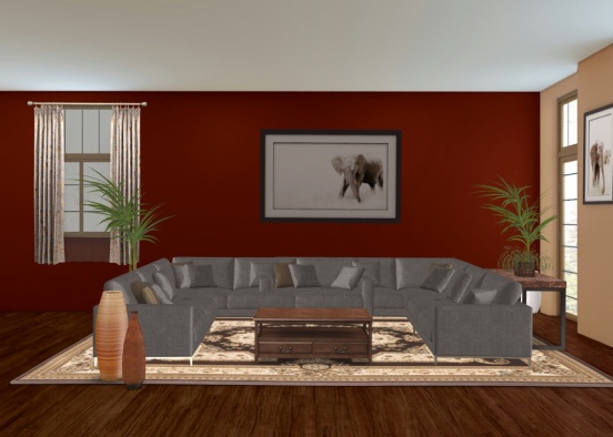 African Themed  Design Rendering