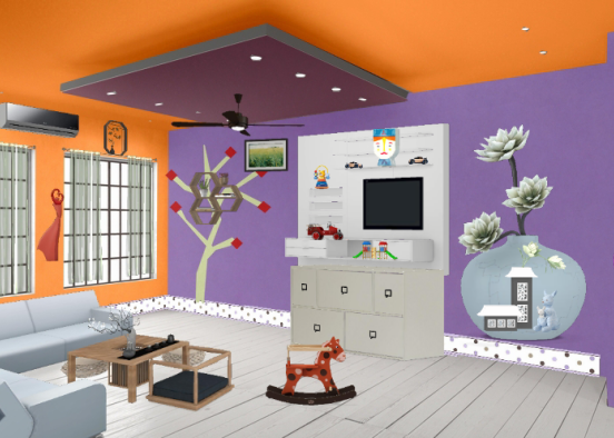 Living room 😎😎😎 Design Rendering