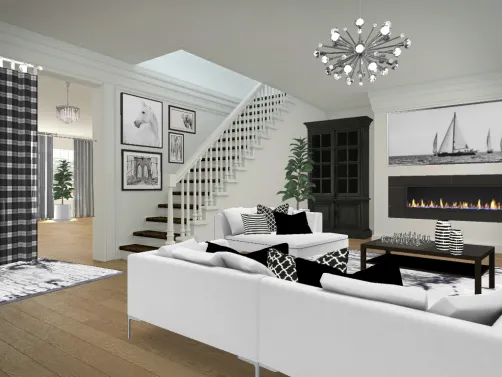 Black and White Beachhouse