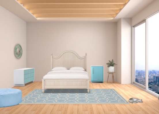 amazing bedroom Design Rendering