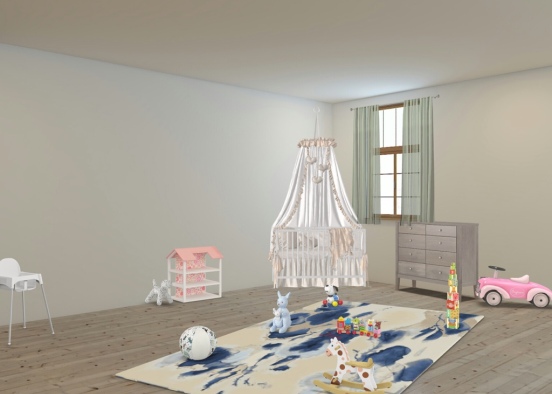 la chambre du baby 🍼  Design Rendering