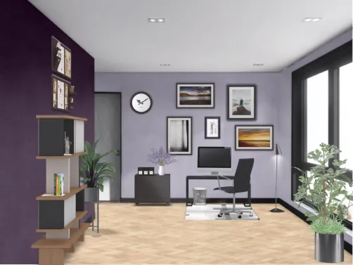 Purple office 