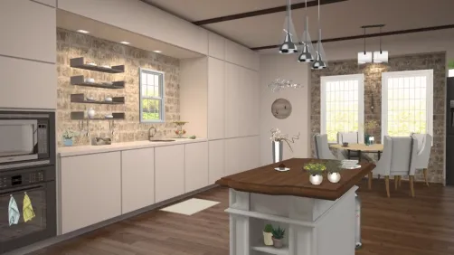 warm kitchen