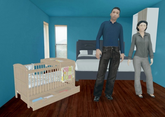 Monica and Mark’s bedroom Design Rendering