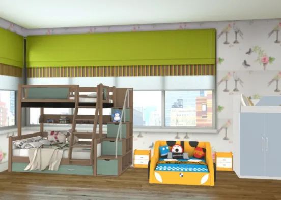 kids bedroom 🤣🥰 Design Rendering