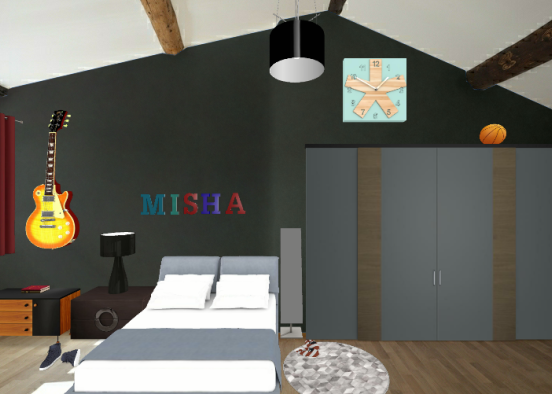 MISHA'S BEDROOM Design Rendering