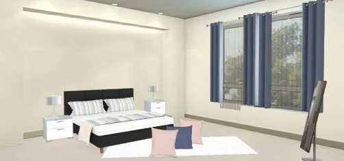 Dormitorio En Colores Claros ,que Aportan Luz, Colores Pastel..room In The  Pastel Colors , .