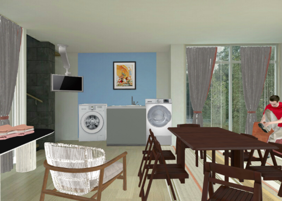 Laundry room by glori Design Rendering