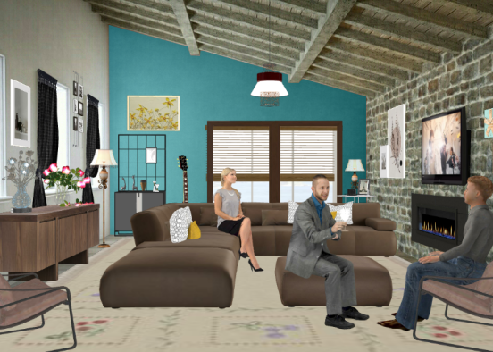 Are living room  by glori Design Rendering