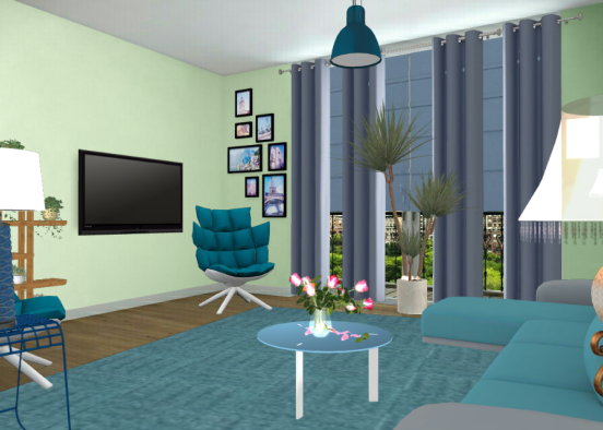 Small living room by glori Design Rendering